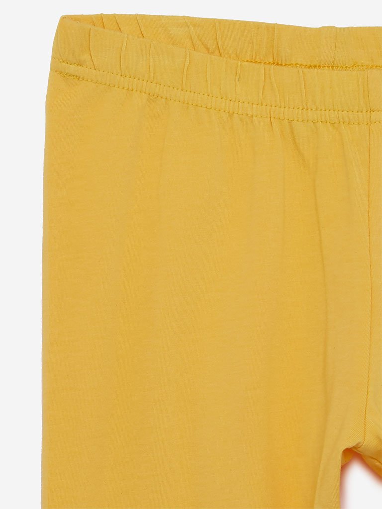 Utsa Kids Yellow Leggings
