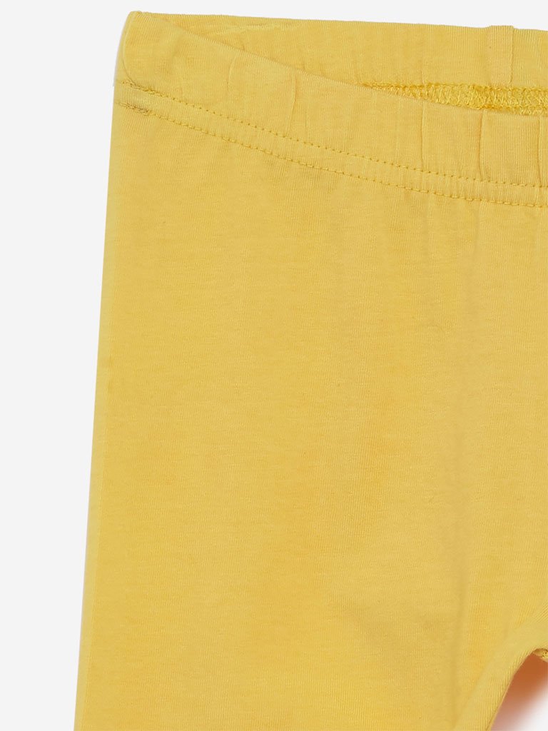 Utsa Kids Yellow Leggings