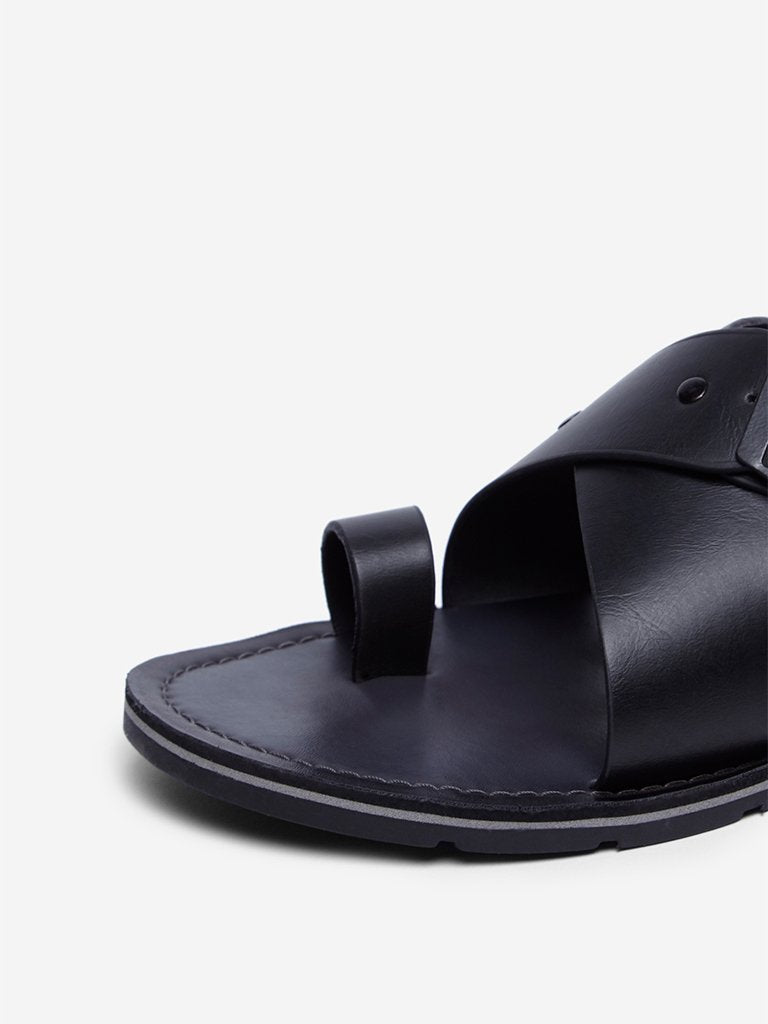 SOLEPLAY Black Casual Sandals