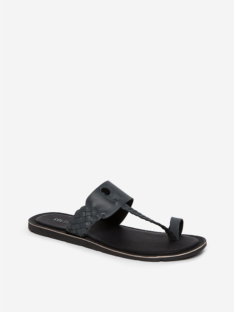 SOLEPLAY Grey Woven Sandals