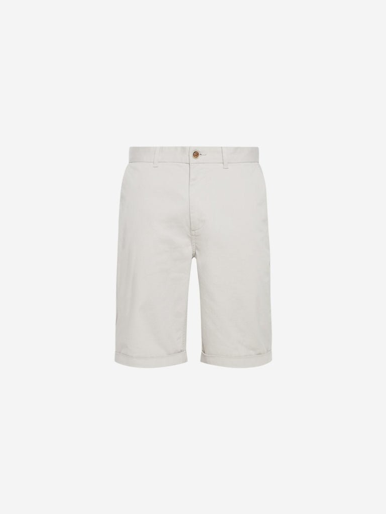 Ascot Light Grey Relaxed Fit Shorts