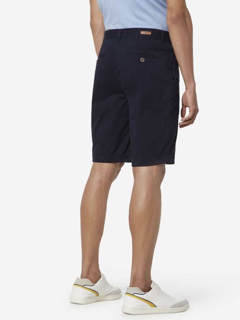 Ascot Navy Relaxed Fit Shorts
