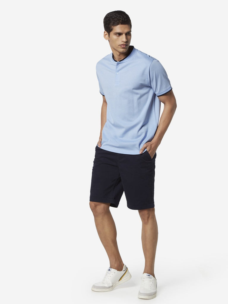 Ascot Navy Relaxed Fit Shorts