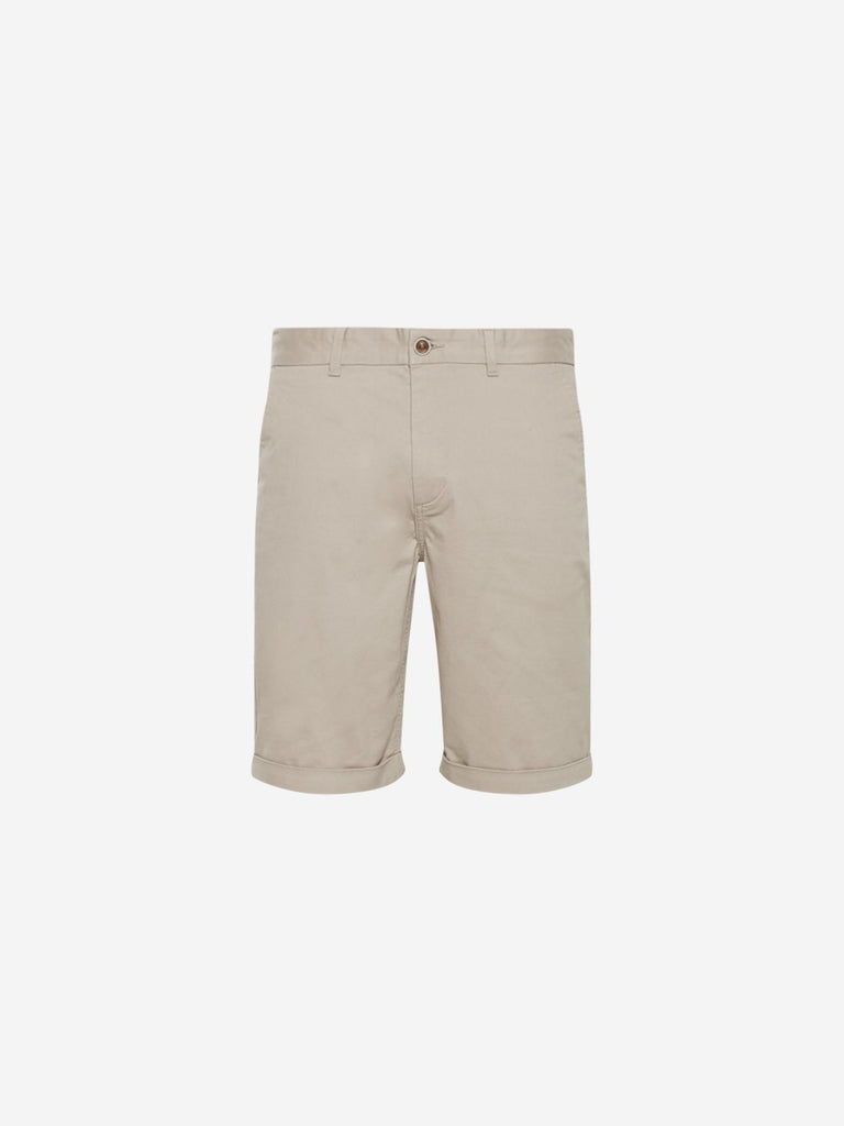 Ascot Beige Relaxed Fit Shorts