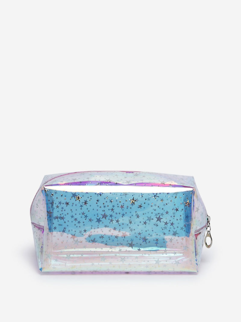 Westside Multicolour Star Iridescent Travel Pouch