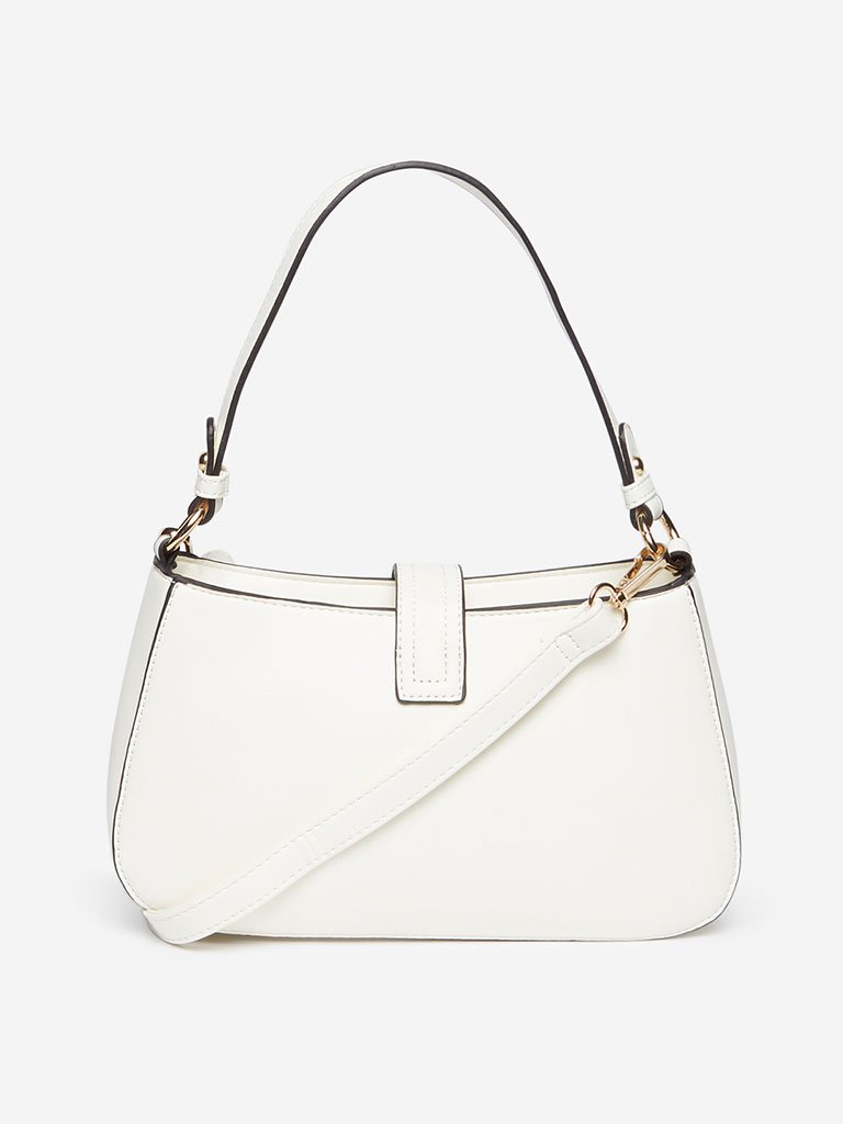 LOV White Tote Bag