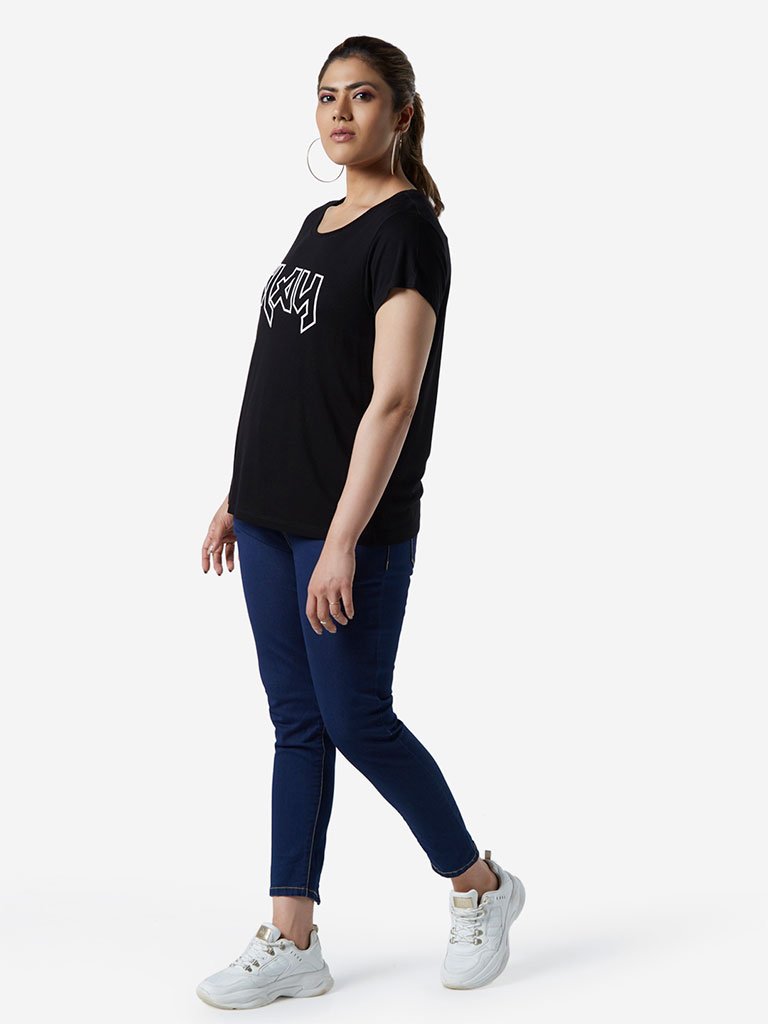 Sassy Soda Curve Black Edna T-Shirt