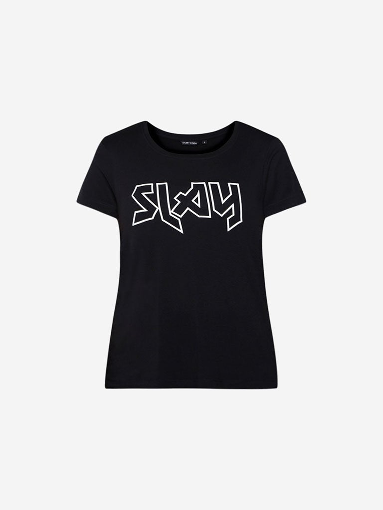 Sassy Soda Curve Black Edna T-Shirt