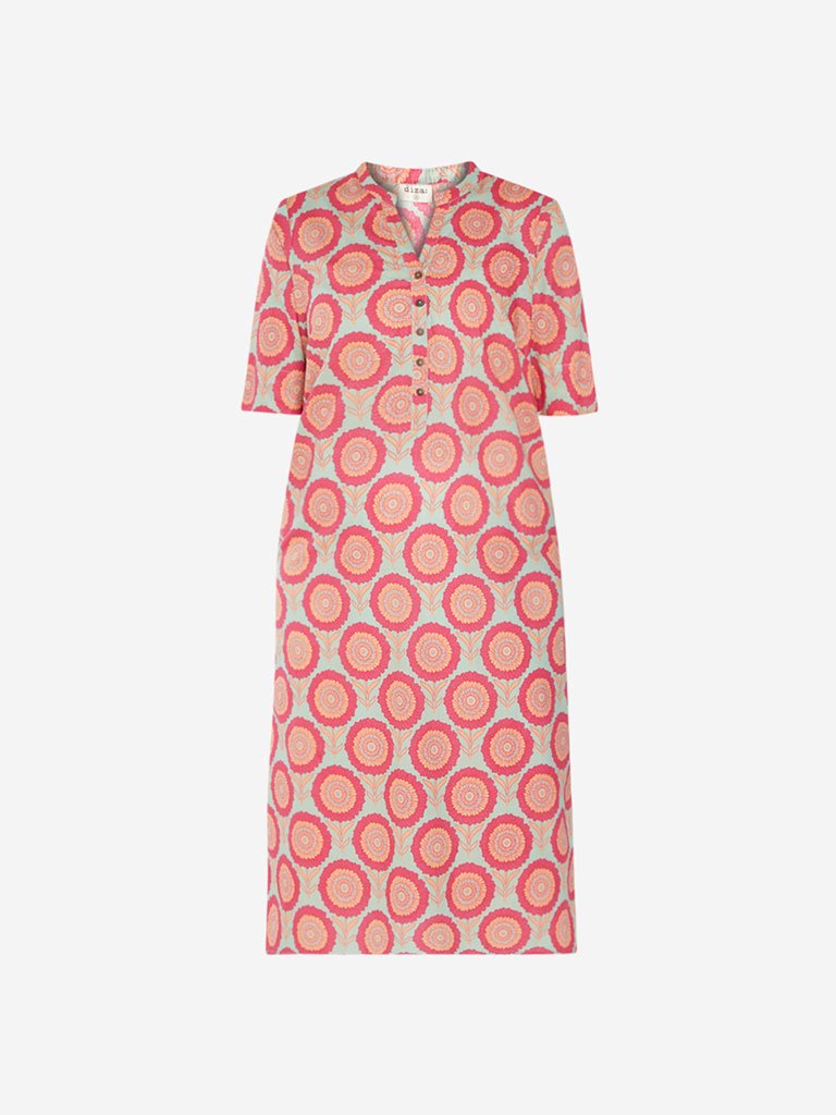 Diza Curve Multicolour Floral Straight Kurta