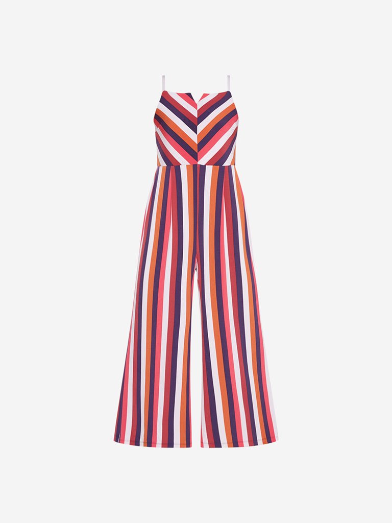 Nuon Multicoloured Striped Jumpsuit