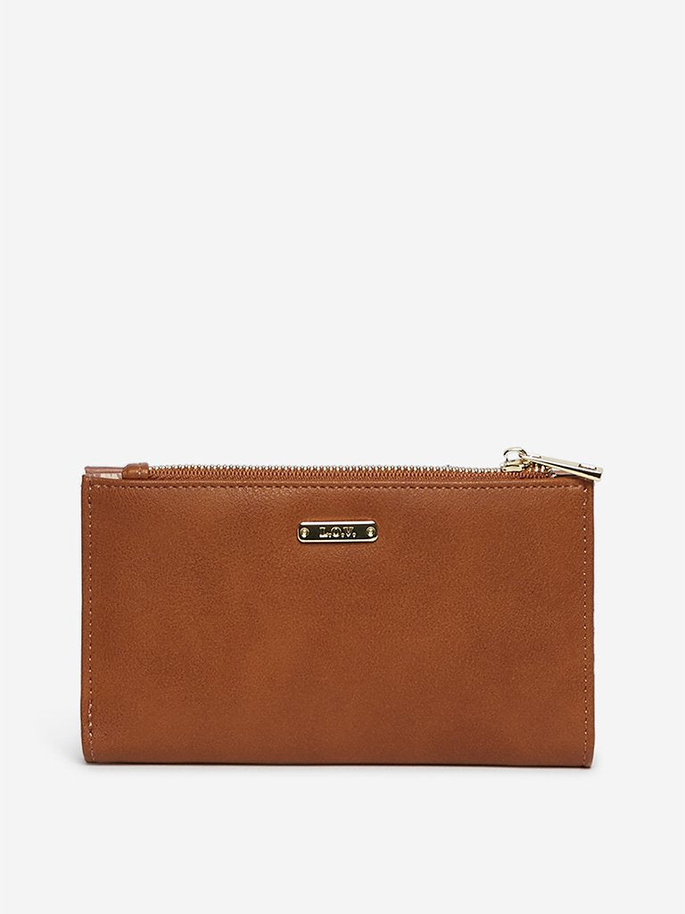 LOV Tan Textured Wallet