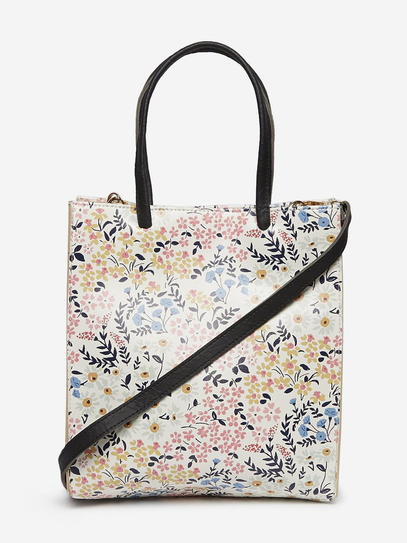 LOV Multicolour Floral Tote Bag