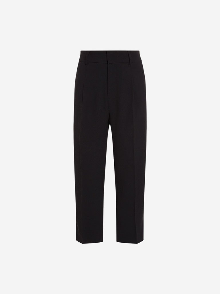 Wardrobe Black Alex Cropped Trousers