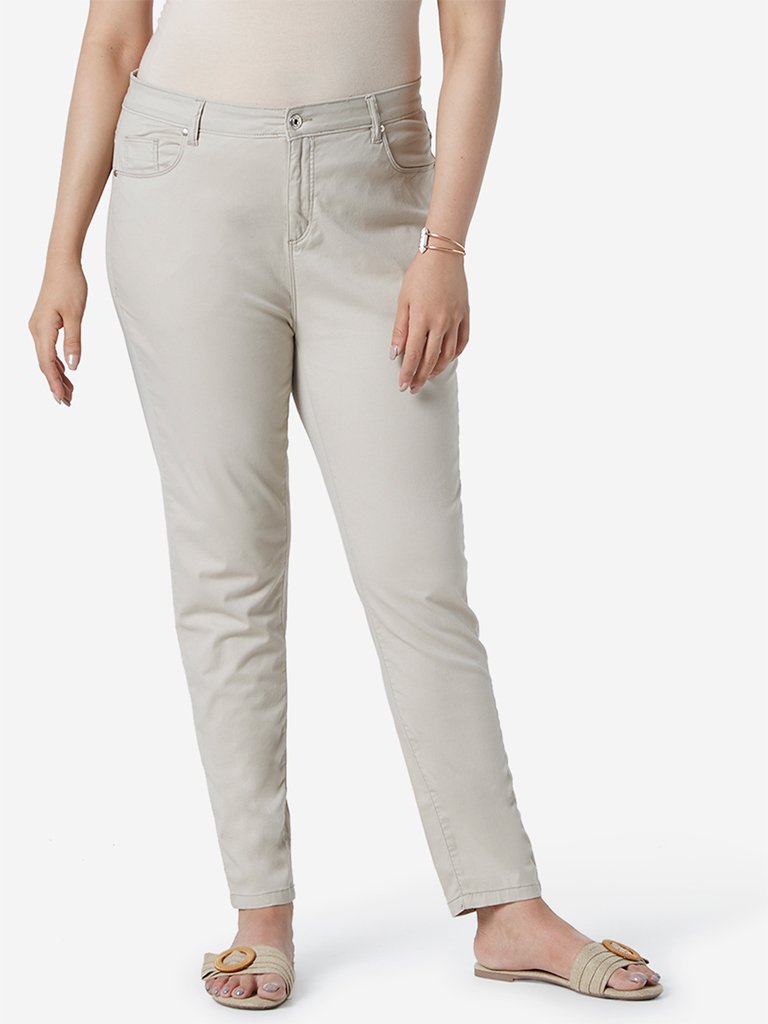 Gia Curve Beige Percy Jeans