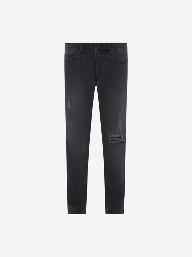 Nuon Black Rodeo Crop Carrot Fit Jeans