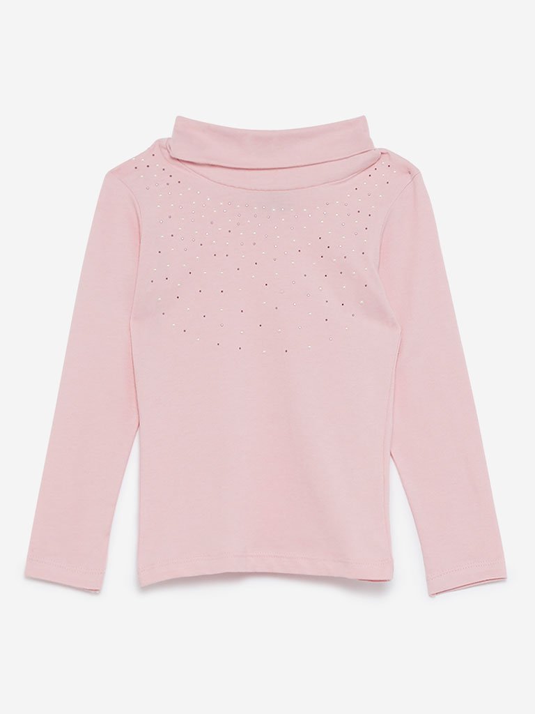 HOP Kids Pink Pearl Design Top