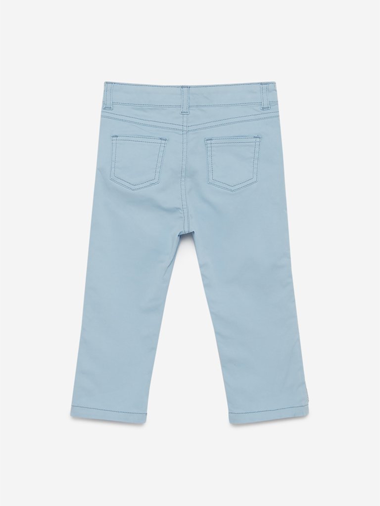 HOP Kids Light Blue Reversible Sequin Jeans