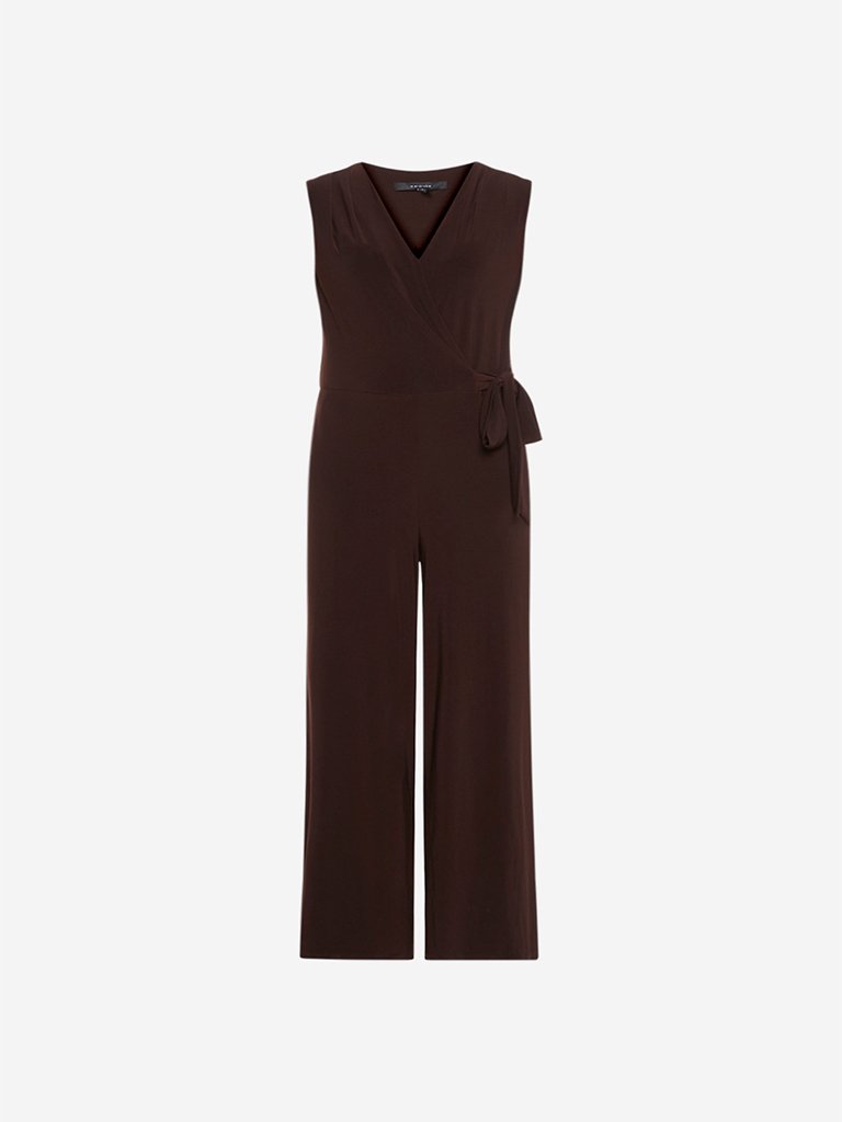 Wardrobe Dark Brown Beatrice Jumpsuit