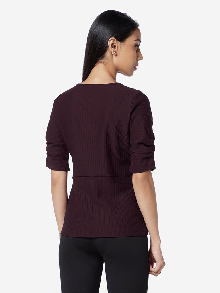 Wardrobe Wine Striped Whisky Top