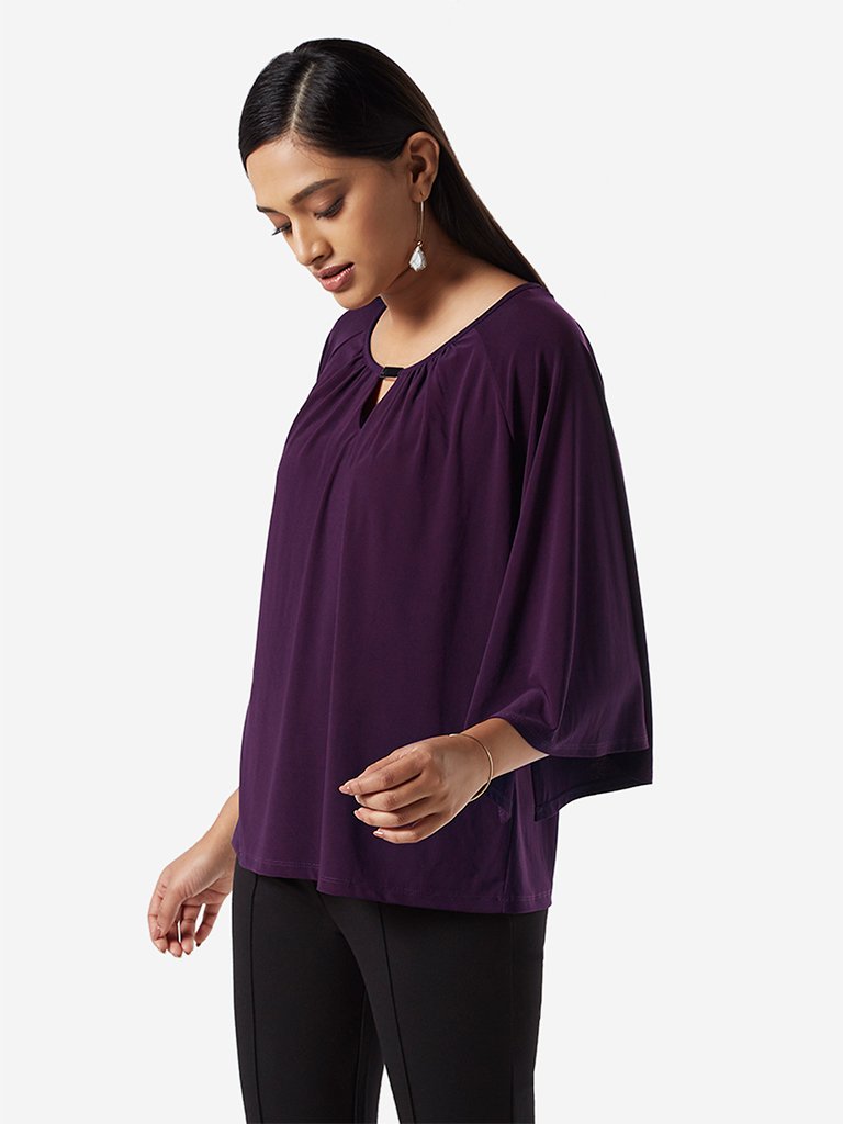 Wardrobe Aubergine Kimmi Blouse