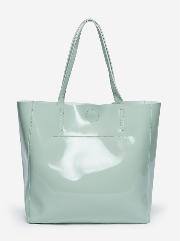 Westside Mint Glossy Tote Bag