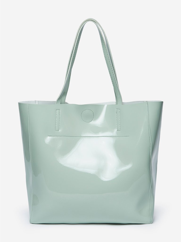 Westside Mint Glossy Tote Bag