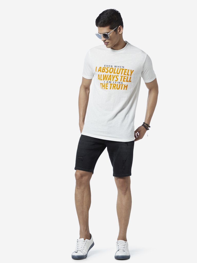 Nuon Black Hendrix Slim Fit Shorts