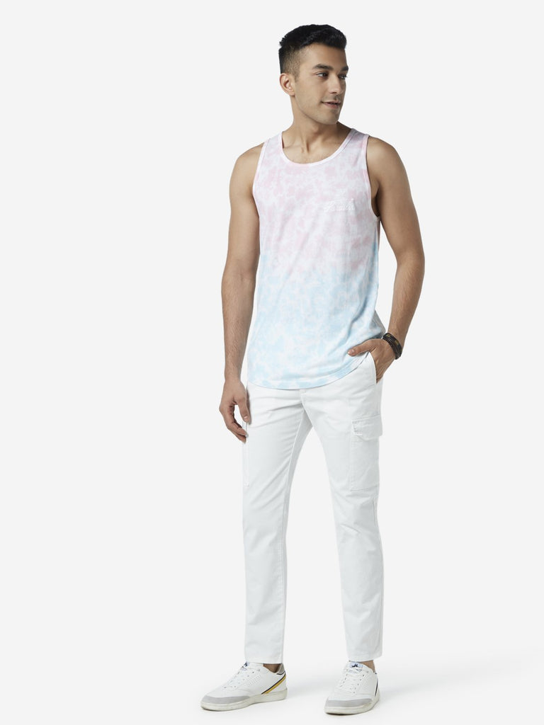 Nuon White Rodeo Crop Carrot Fit Chinos