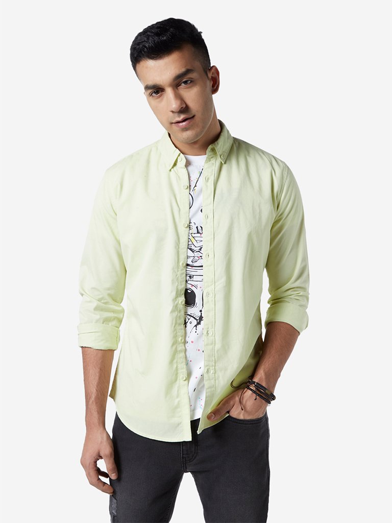 Nuon Lime Slim Fit Shirt