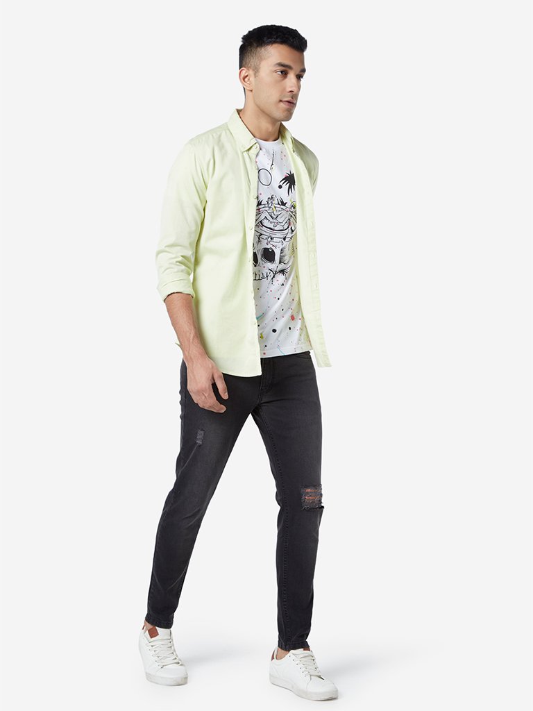 Nuon Lime Slim Fit Shirt