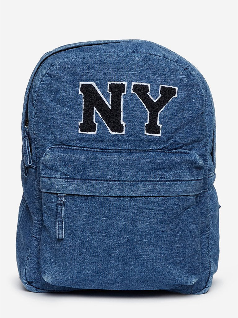 Westside Blue Denim NY Backpack