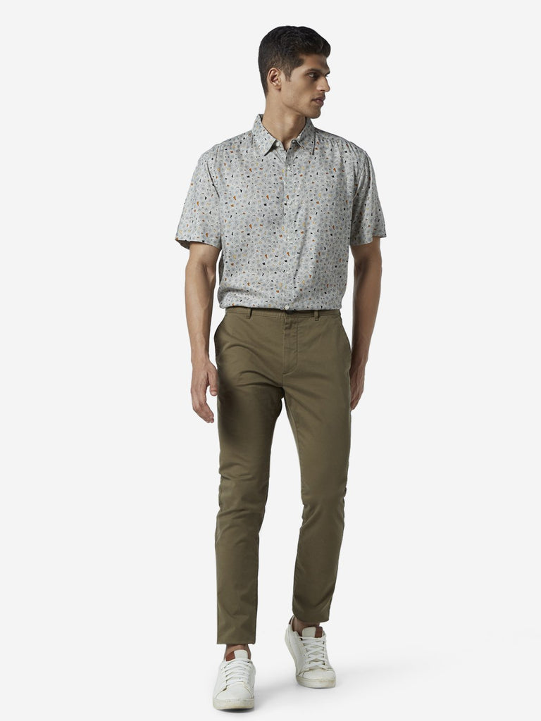 WES Casuals Multicolour Print Relaxed Fit Shirt
