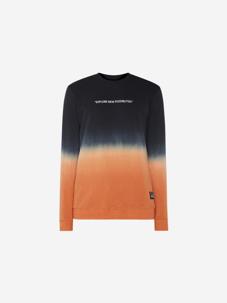 Studiofit Black Text Design Sweatshirt