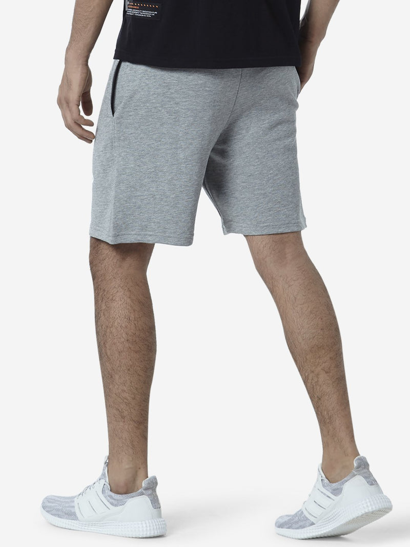 Studiofit Grey Slim Fit Shorts