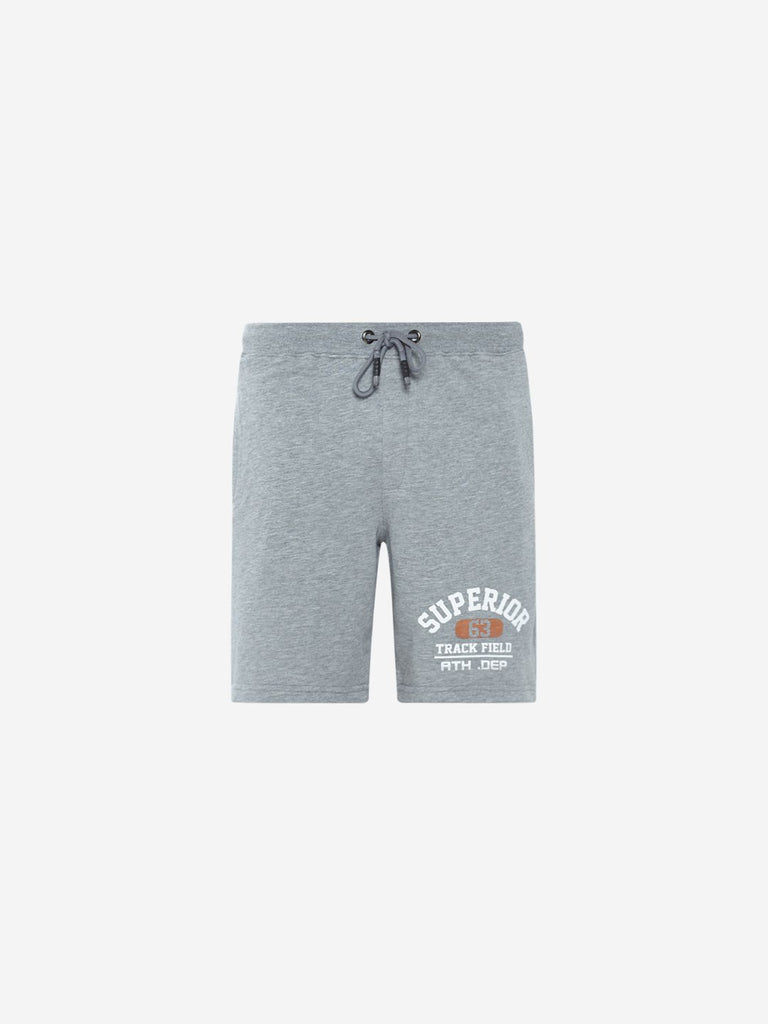Studiofit Grey Slim Fit Shorts