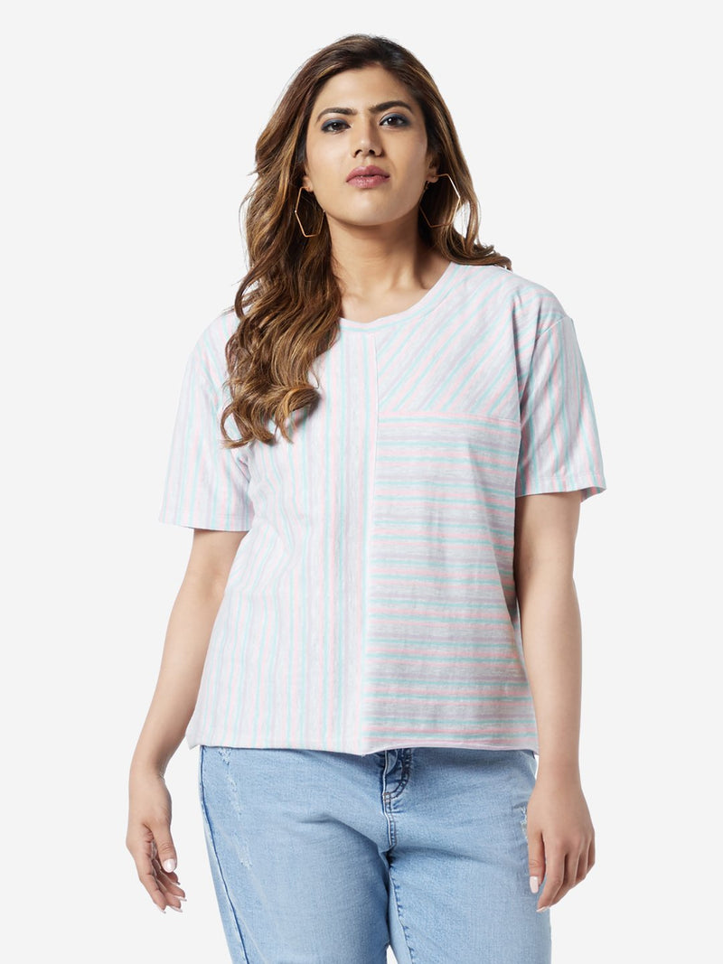 Sassy Soda Curve Multicolour Connie T-Shirt