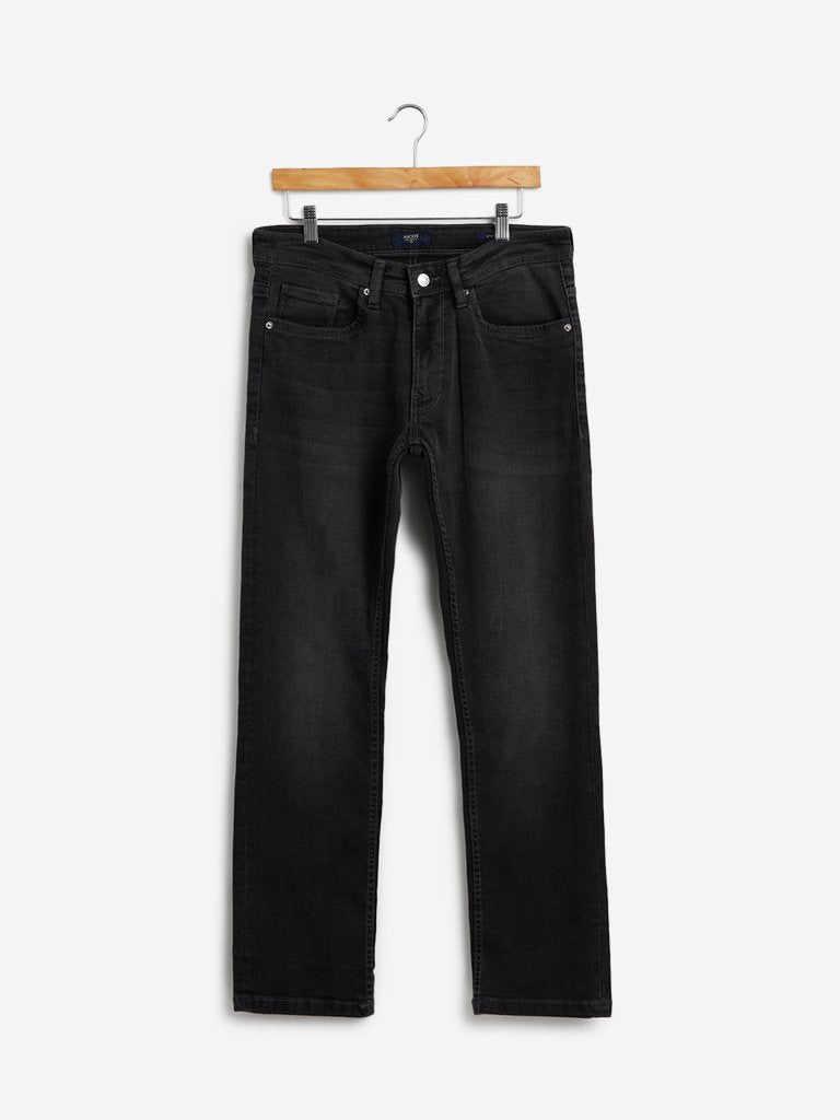 Ascot Charcoal Relaxed Fit Jeans
