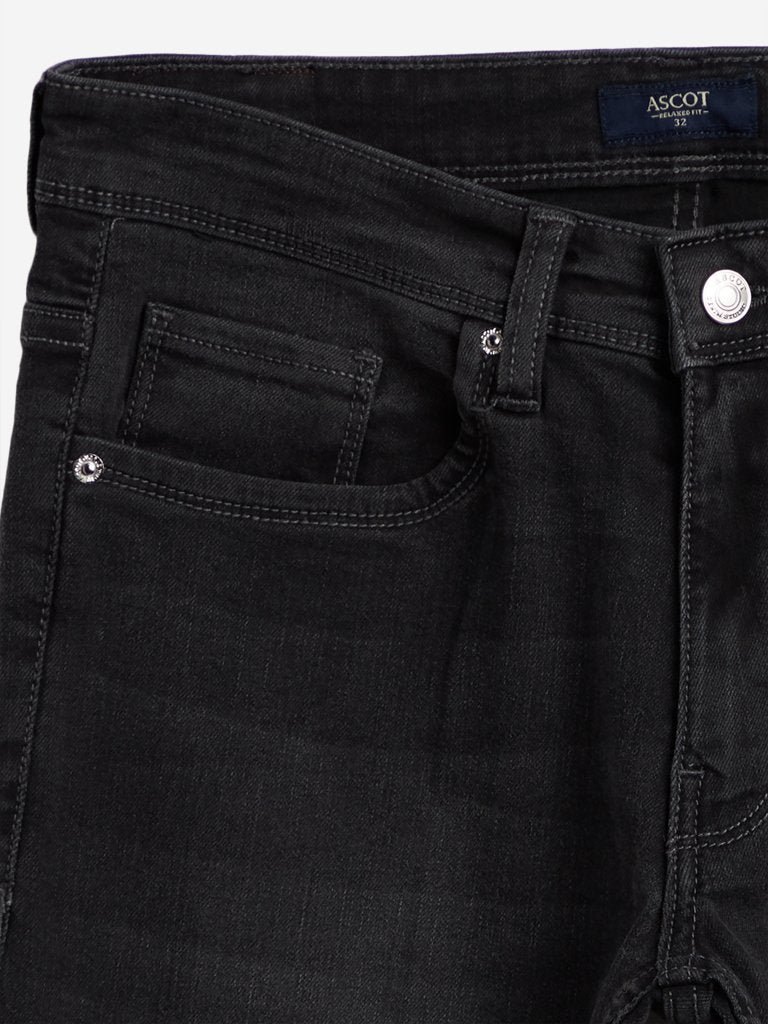 Ascot Charcoal Relaxed Fit Jeans