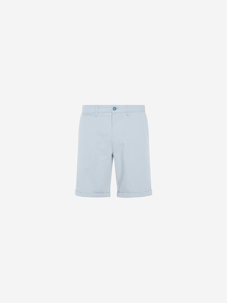 Ascot Light Grey Relaxed Fit Shorts
