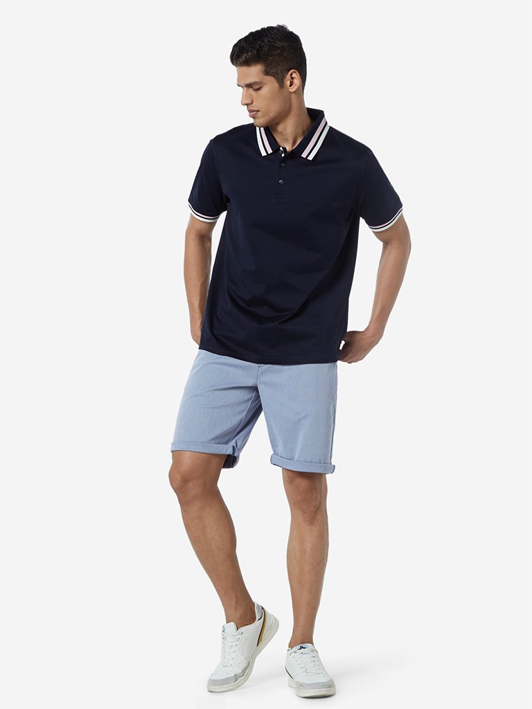 Ascot Blue Relaxed Fit Shorts