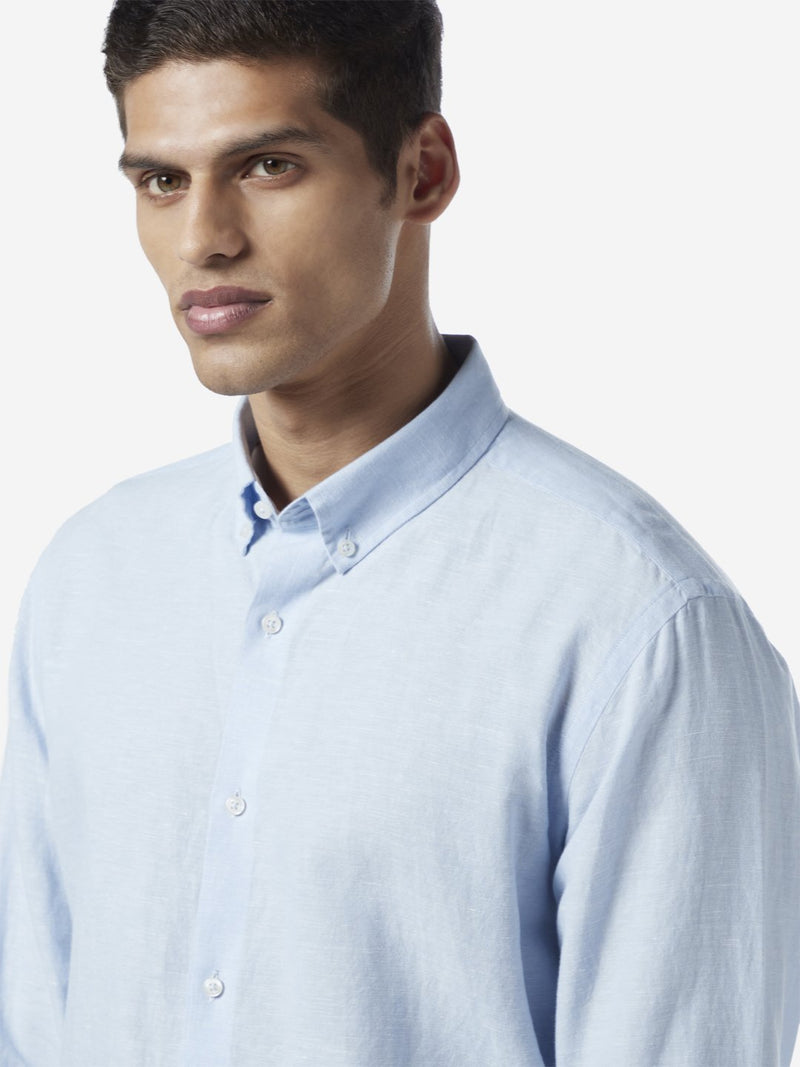 Ascot Light Blue Relaxed Fit Shirt
