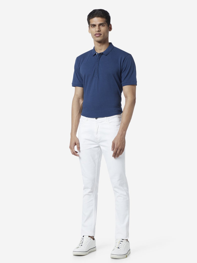 Ascot Indigo Slim Fit Polo T-Shirt