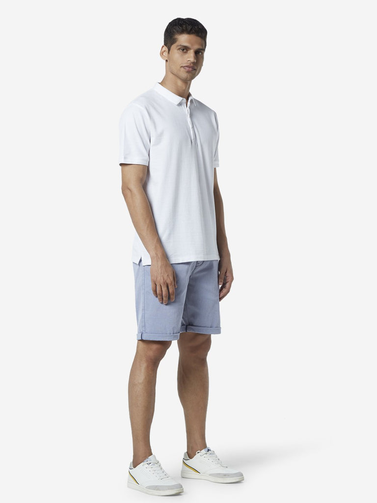 Ascot White Slim Fit Polo T-Shirt