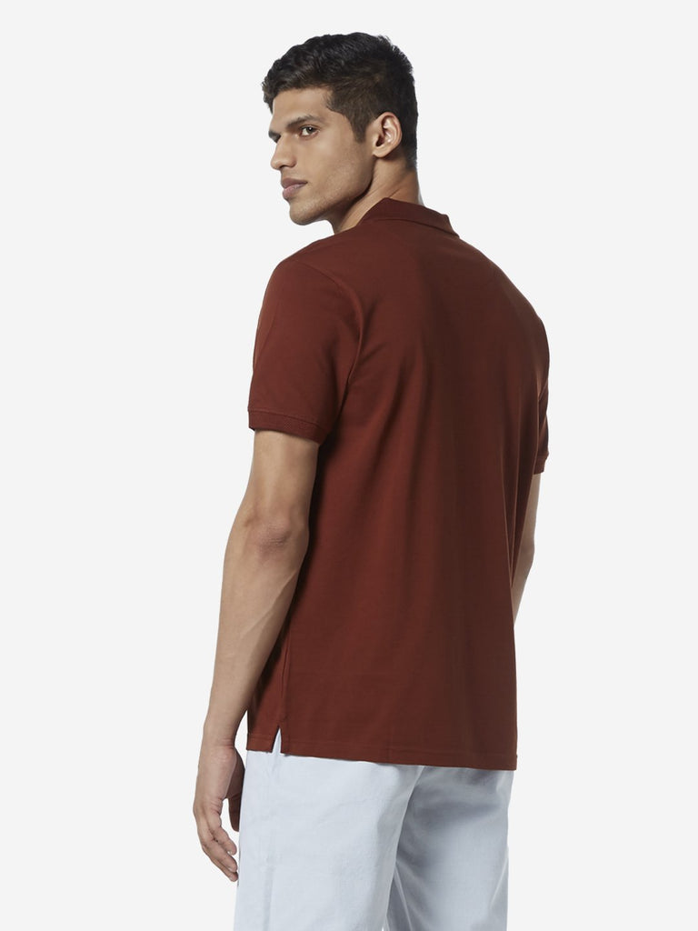 Ascot Rust Relaxed Fit Polo T-Shirt