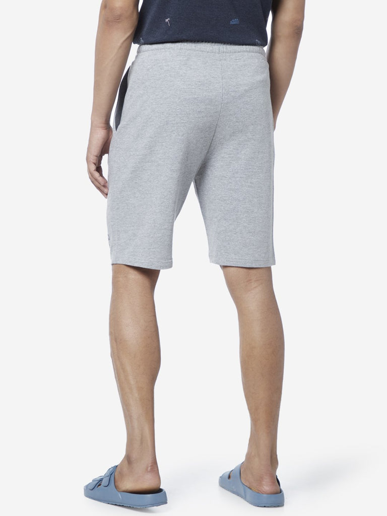 WES Lounge Grey Relaxed Fit Nautical Shorts