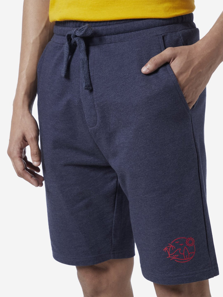 WES Lounge Navy Relaxed Fit Nautical Shorts