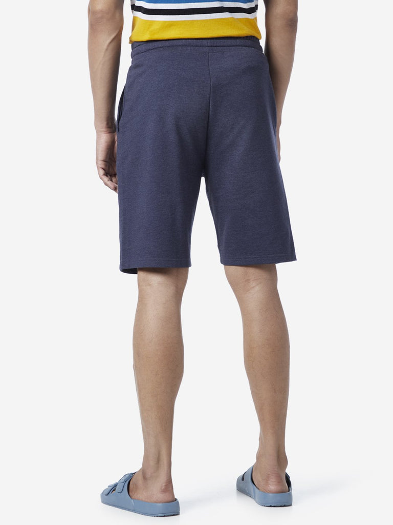 WES Lounge Navy Relaxed Fit Nautical Shorts