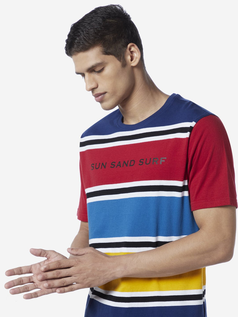 WES Lounge Multicolour Relaxed Fit T-Shirt