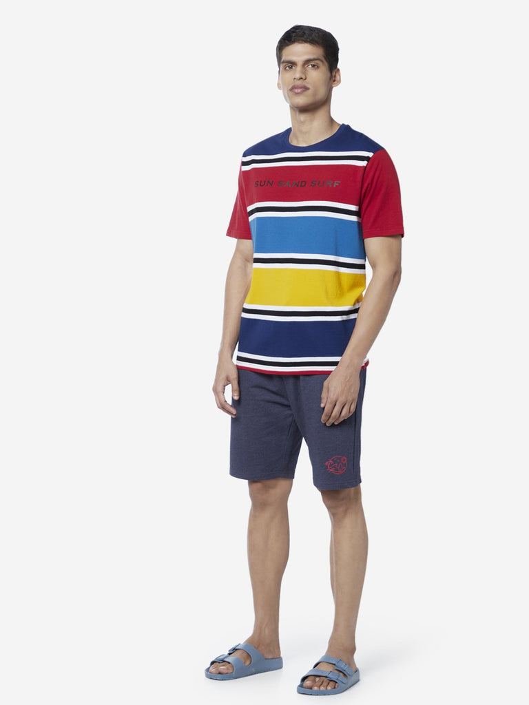 WES Lounge Multicolour Relaxed Fit T-Shirt