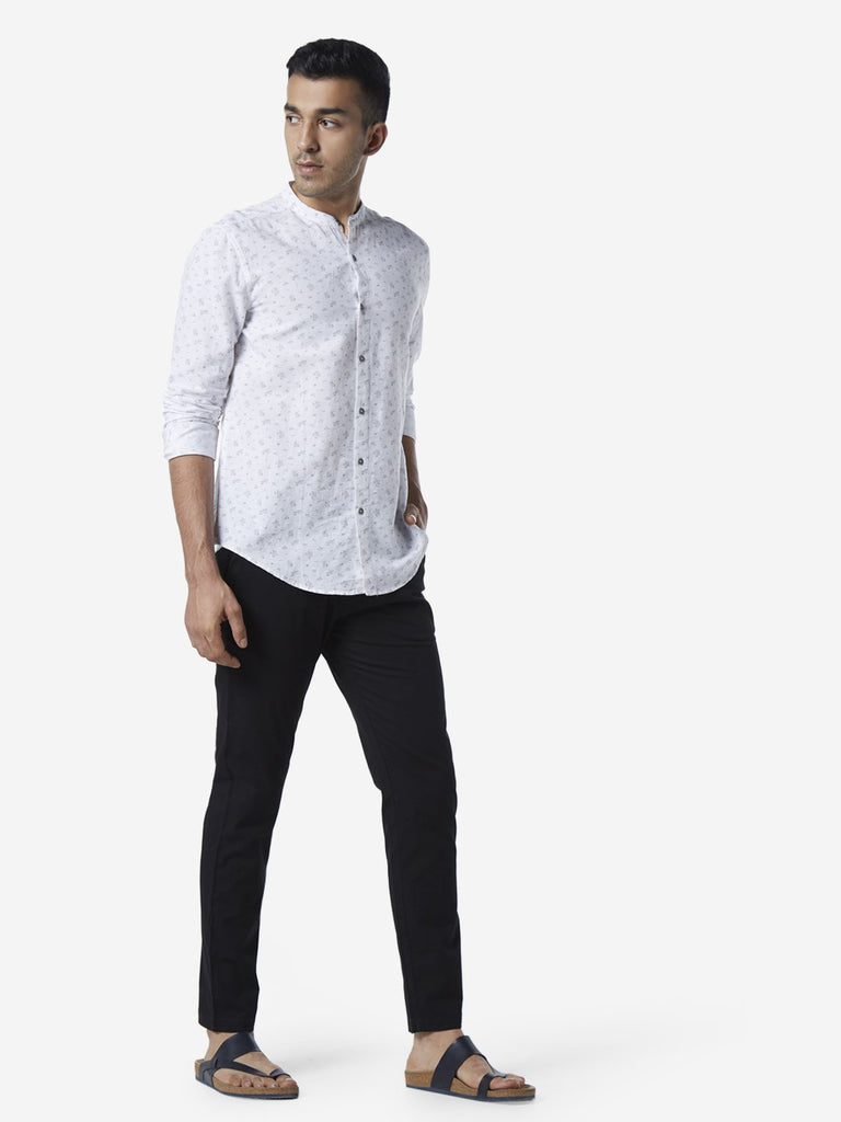 ETA Black Slim Fit Chinos